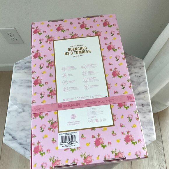 🎀 STANLEY x LoveShackFancy Quencher H2.0 Flowstate Tumbler 20oz Ibiza Sunset - Picture 15 of 16